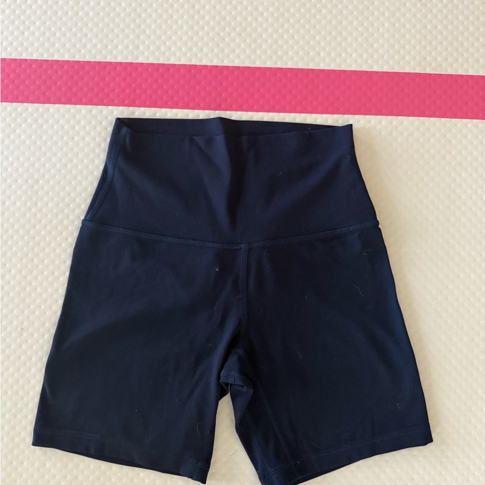 Lululemon Athletica Dark Blue Bike Shorts